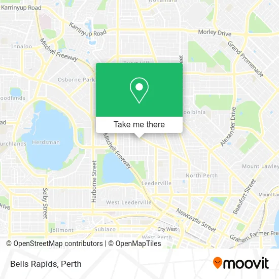 Bells Rapids map