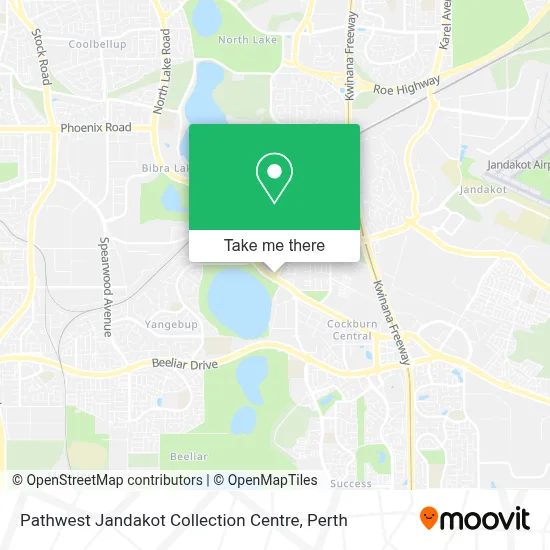 Mapa Pathwest Jandakot Collection Centre