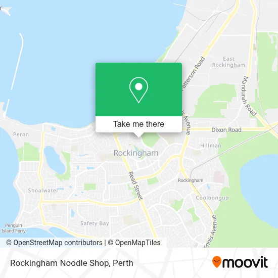 Mapa Rockingham Noodle Shop