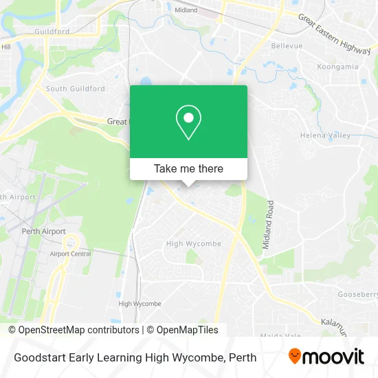 Mapa Goodstart Early Learning High Wycombe