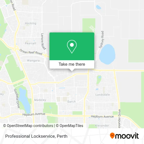 Professional Lockservice map