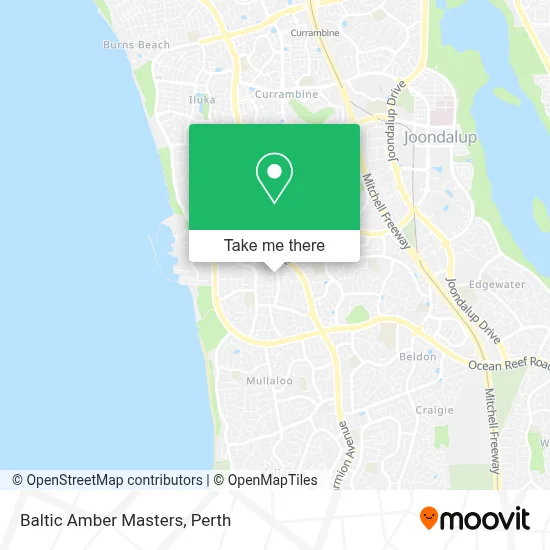 Mapa Baltic Amber Masters