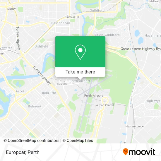 Mapa Europcar