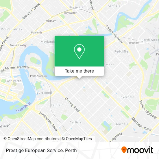 Mapa Prestige European Service