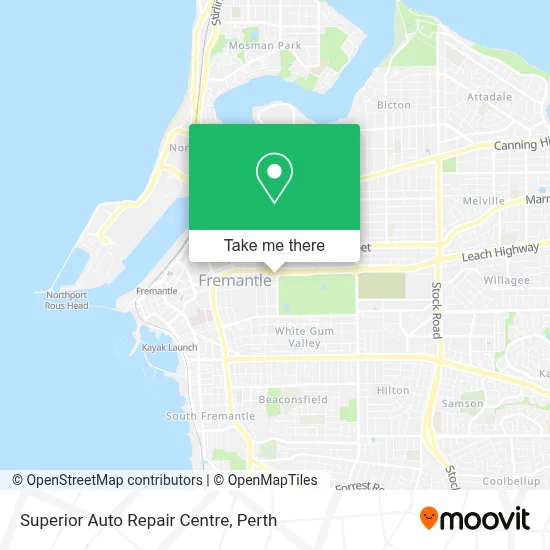 Mapa Superior Auto Repair Centre