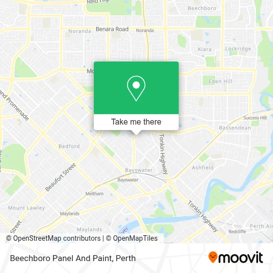 Mapa Beechboro Panel And Paint