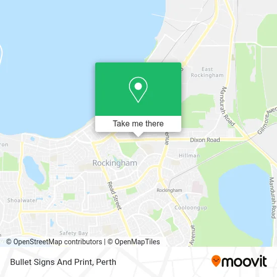 Bullet Signs And Print map