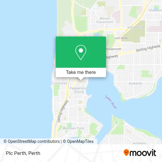 Plc Perth map