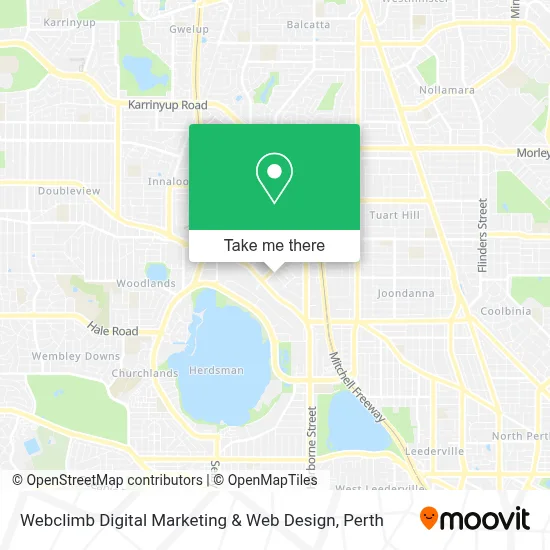 Mapa Webclimb Digital Marketing & Web Design