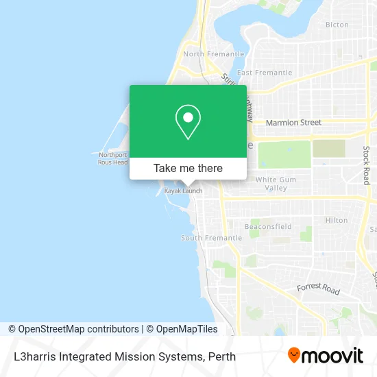 Mapa L3harris Integrated Mission Systems