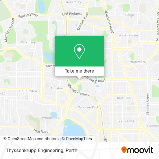 Mapa Thyssenkrupp Engineering