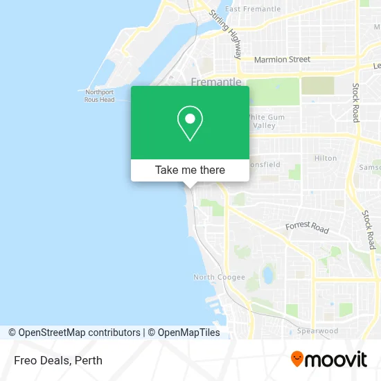 Mapa Freo Deals