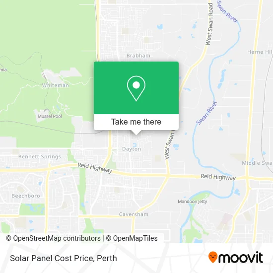 Solar Panel Cost Price map