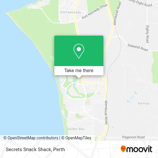 Mapa Secrets Snack Shack