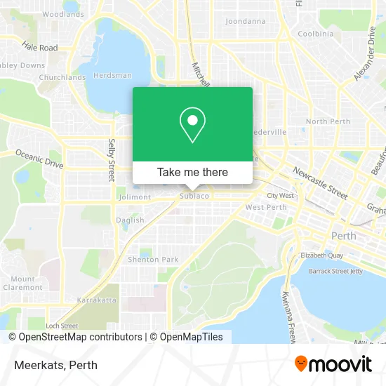 Mapa Meerkats