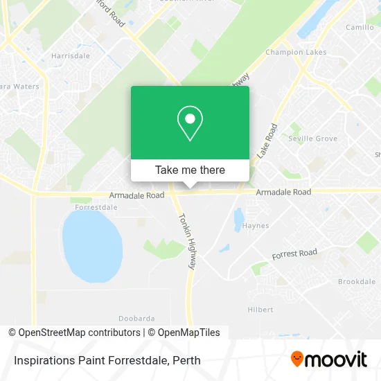 Mapa Inspirations Paint Forrestdale