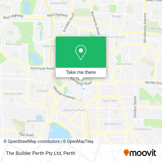 Mapa The Builder Perth Pty Ltd