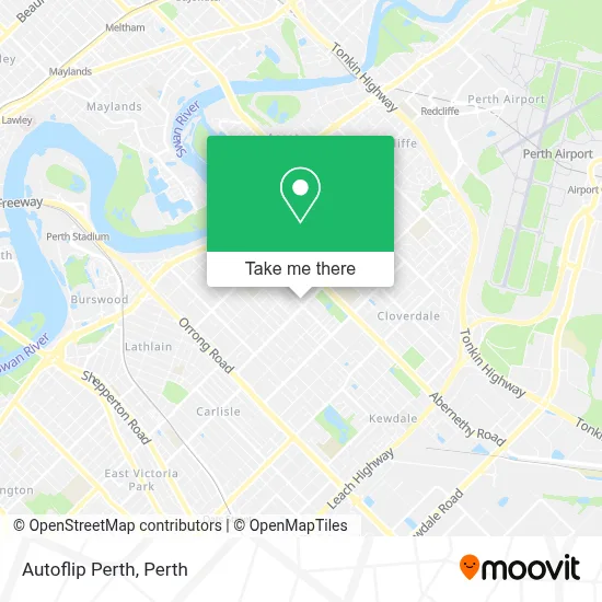 Autoflip Perth map