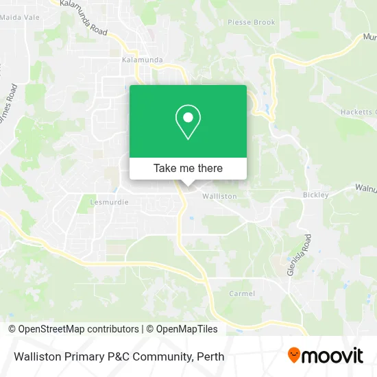 Mapa Walliston Primary P&C Community