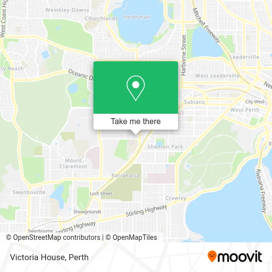 Mapa Victoria House