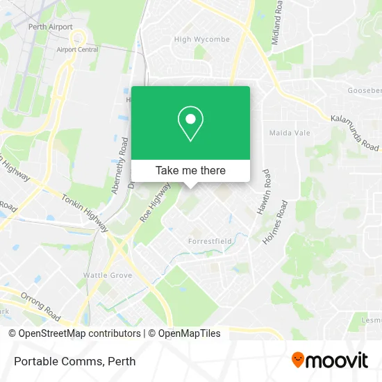 Mapa Portable Comms