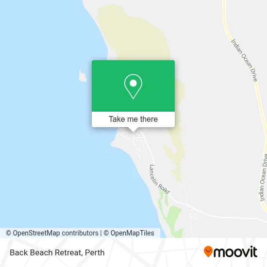 Mapa Back Beach Retreat