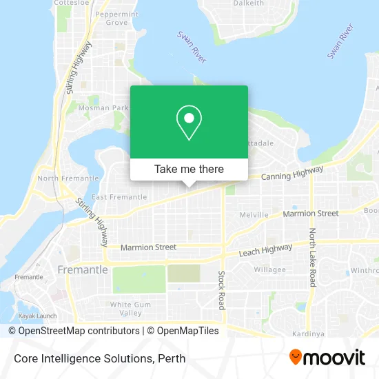 Core Intelligence Solutions map