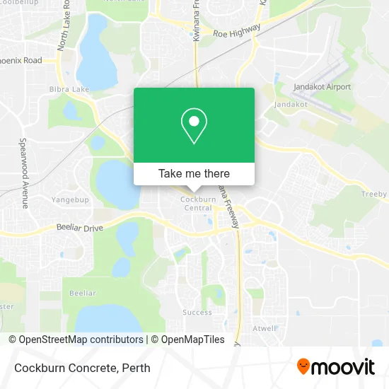 Mapa Cockburn Concrete