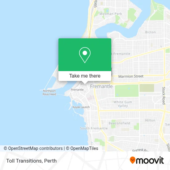 Mapa Toll Transitions