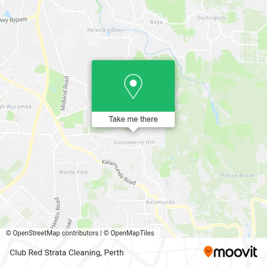 Club Red Strata Cleaning map