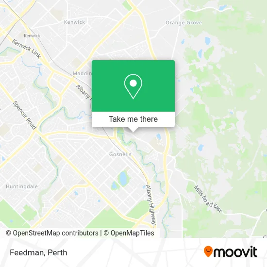 Mapa Feedman