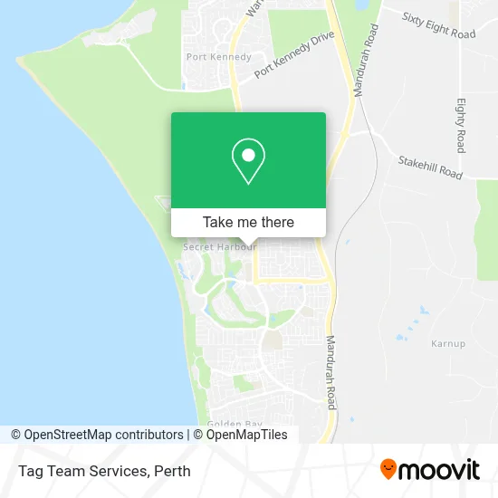 Mapa Tag Team Services