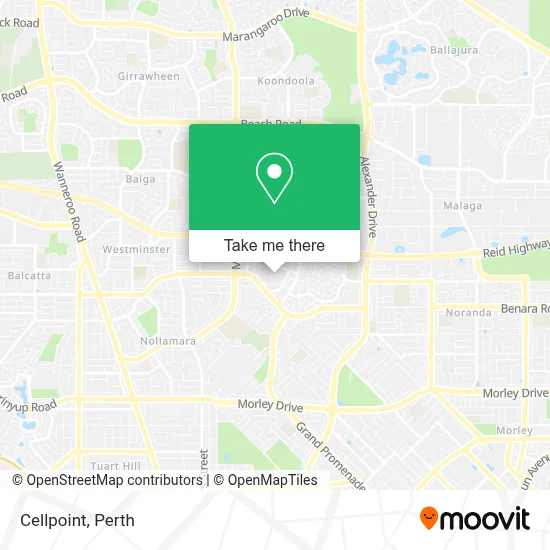 Mapa Cellpoint