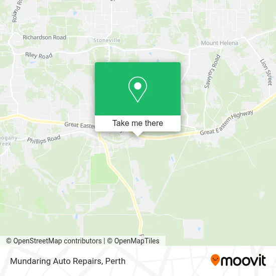Mundaring Auto Repairs map