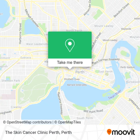 Mapa The Skin Cancer Clinic Perth