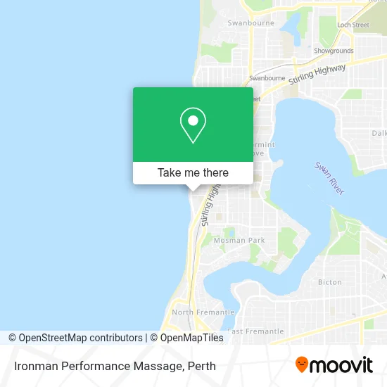 Mapa Ironman Performance Massage