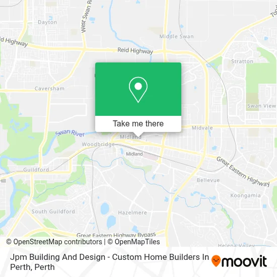 Mapa Jpm Building And Design - Custom Home Builders In Perth
