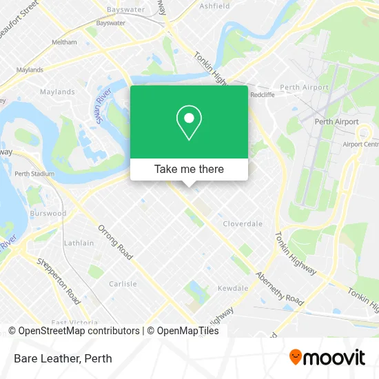 Mapa Bare Leather