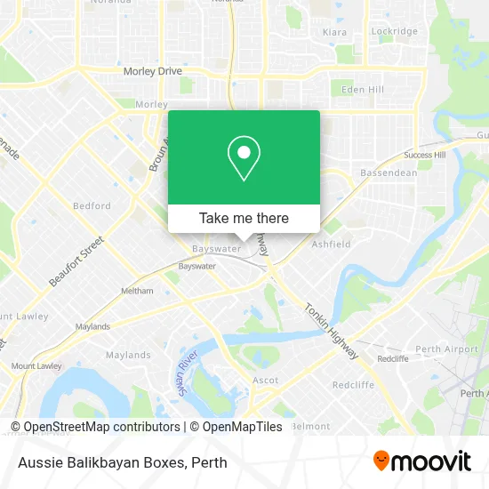 Aussie Balikbayan Boxes map