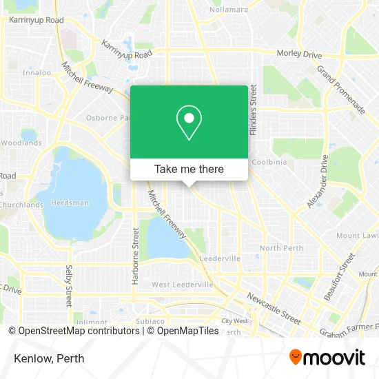 Mapa Kenlow