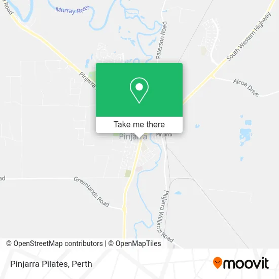 Mapa Pinjarra Pilates