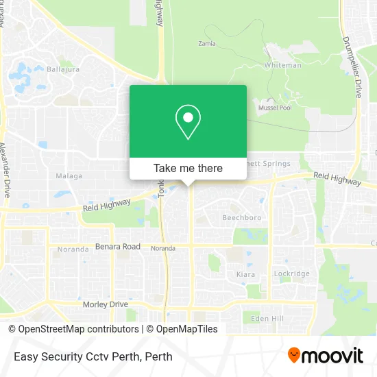 Easy Security Cctv Perth map