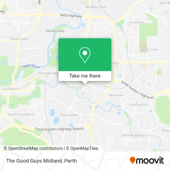 Mapa The Good Guys Midland