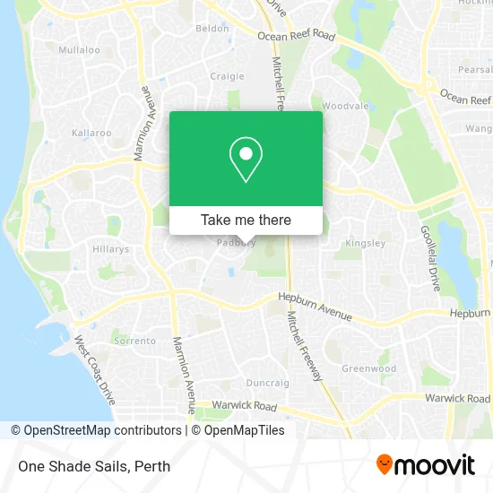 Mapa One Shade Sails