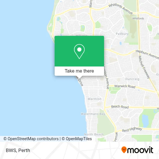 Mapa Bws