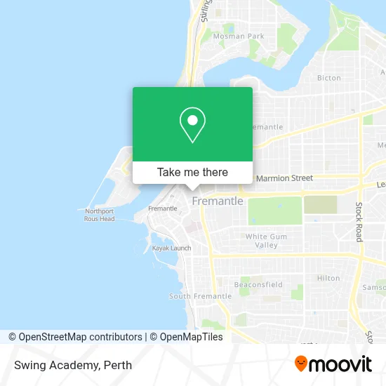 Mapa Swing Academy