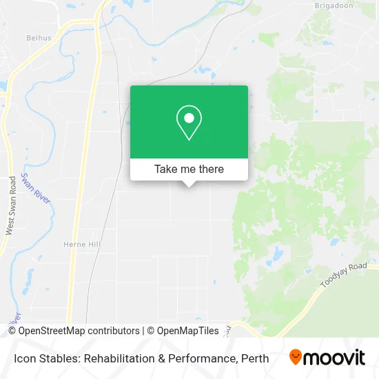 Mapa Icon Stables: Rehabilitation & Performance