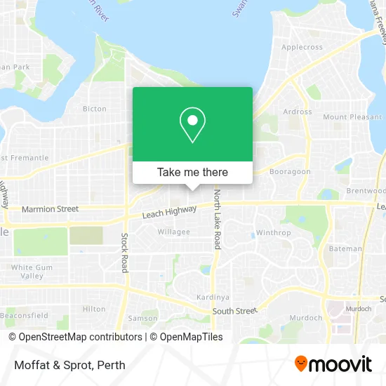 Mapa Moffat & Sprot