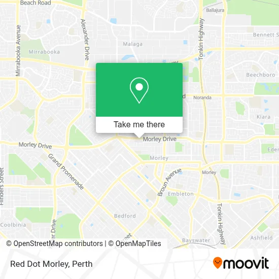 Mapa Red Dot Morley