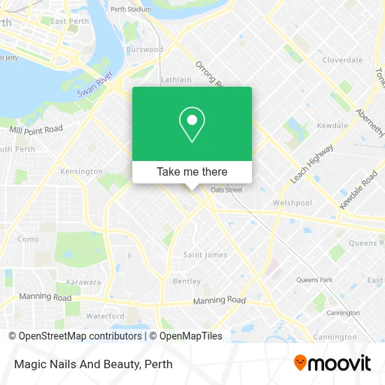 Mapa Magic Nails And Beauty